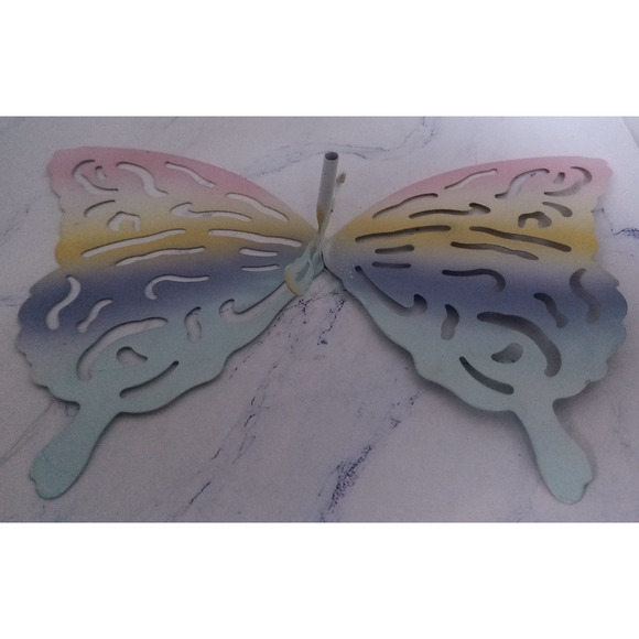 Aluminum Multi-Colored Butterfly Outdoor Garden Decoration - Picture 2 of 2